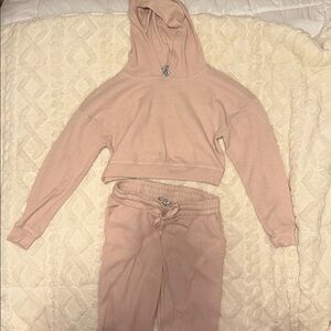 Light Pink Hoodie and Jogger Set